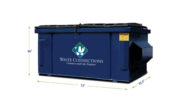 Commercial Waste Services 2 Yards Dumpster